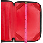 Christian Louboutin Black Spiked Leather Tablet Case Clutch