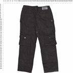 Homme + Femme Black Multi-Pocket Cargo Pants Size 36