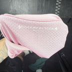 Chrome Hearts Pink 'Love You' Mesh Warm-Up Long Sleeve Jersey