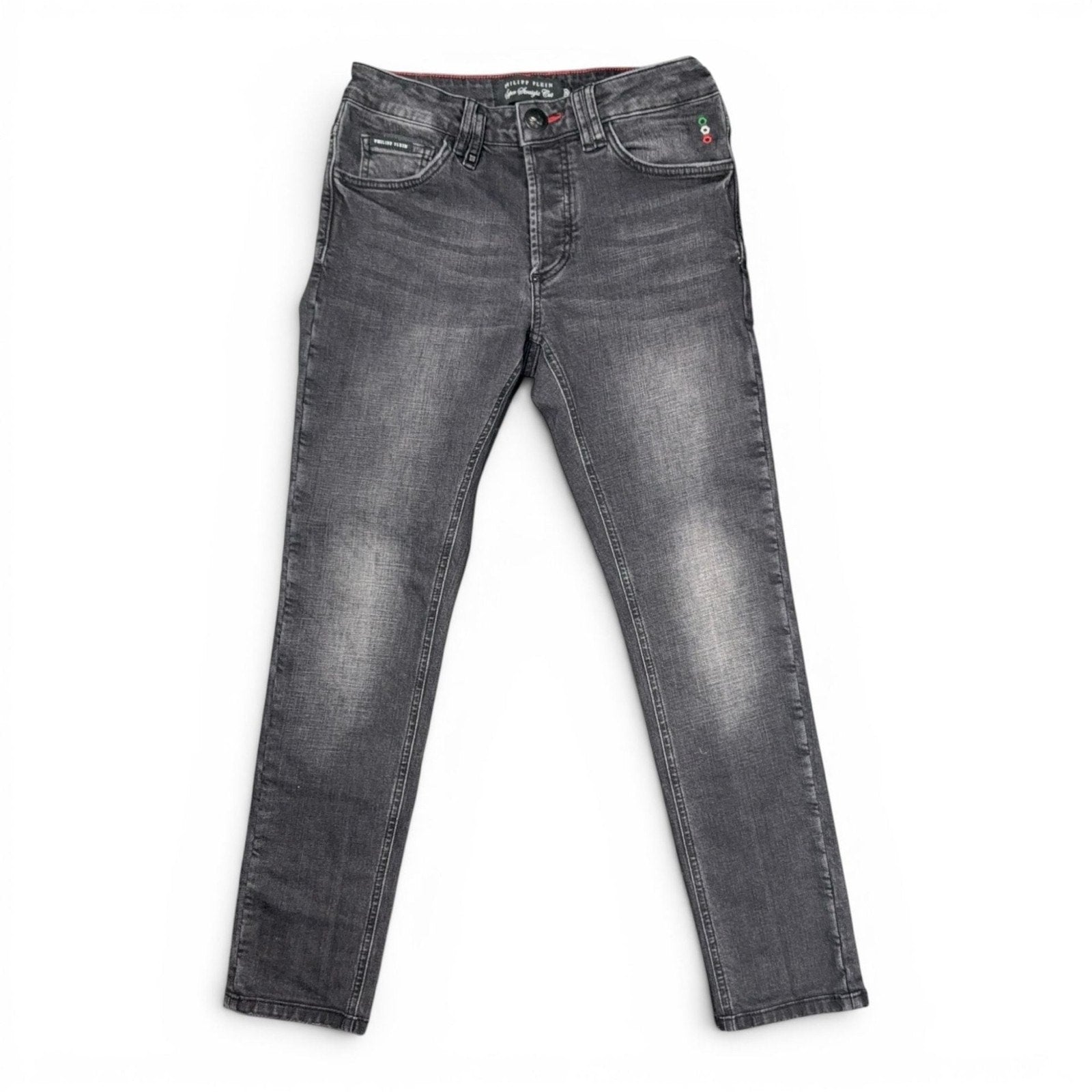 Philipp Plein Super Straight Cut Dark Soul Jeans Size 29