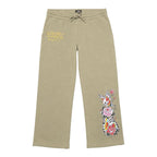 Ed Hardy Graphic Sweatpants Olive Green Size L