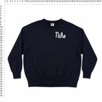 Nike Embroidered Logo Crewneck Sweatshirt Black Size L