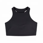 Black tank top on a white background