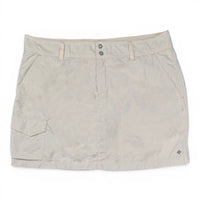 Columbia Omni-Shade Sandy River Cargo Skort Size 10 Tan