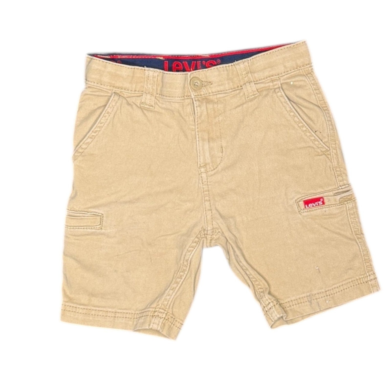 Levi's Boys Huntington Cargo Shorts in Harvest Gold Tan