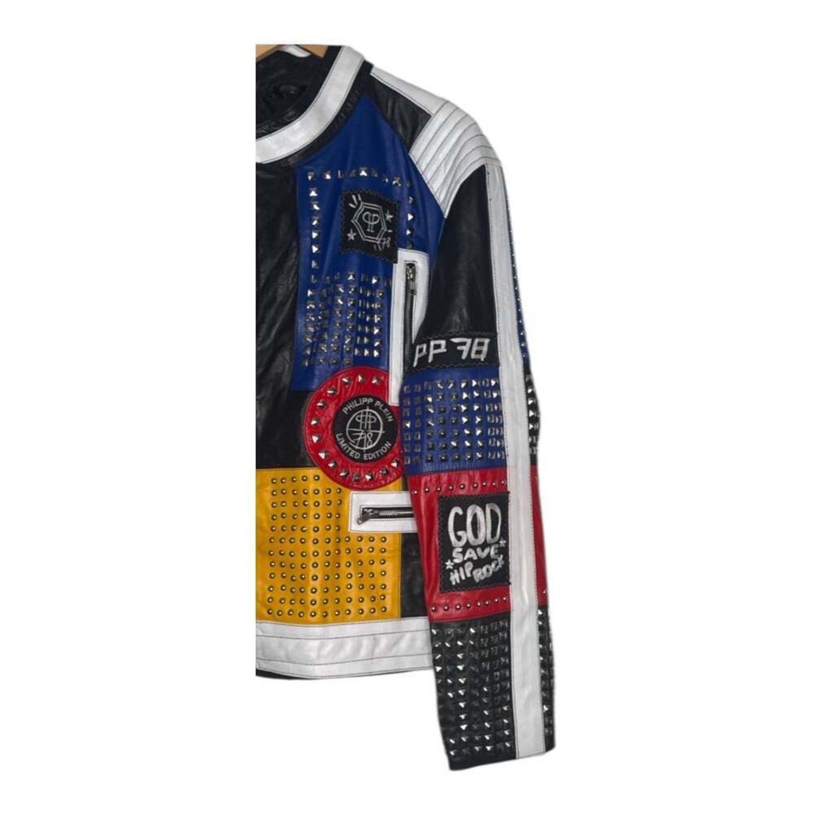 Hand Crafted Multi Color Silver Studded Genuine Leather ..., $470*
