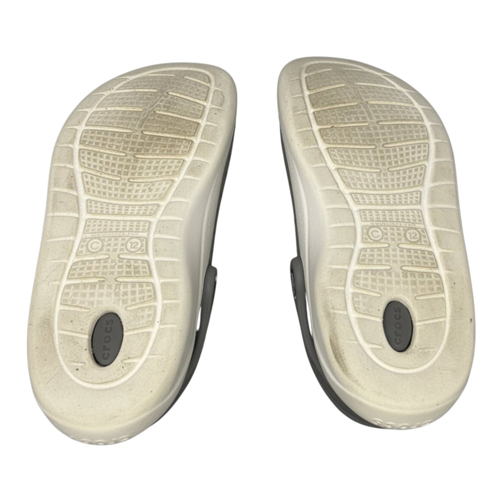 Crocs Literide Clog K, Unisex-Child Clog, Poppy/White 29/30