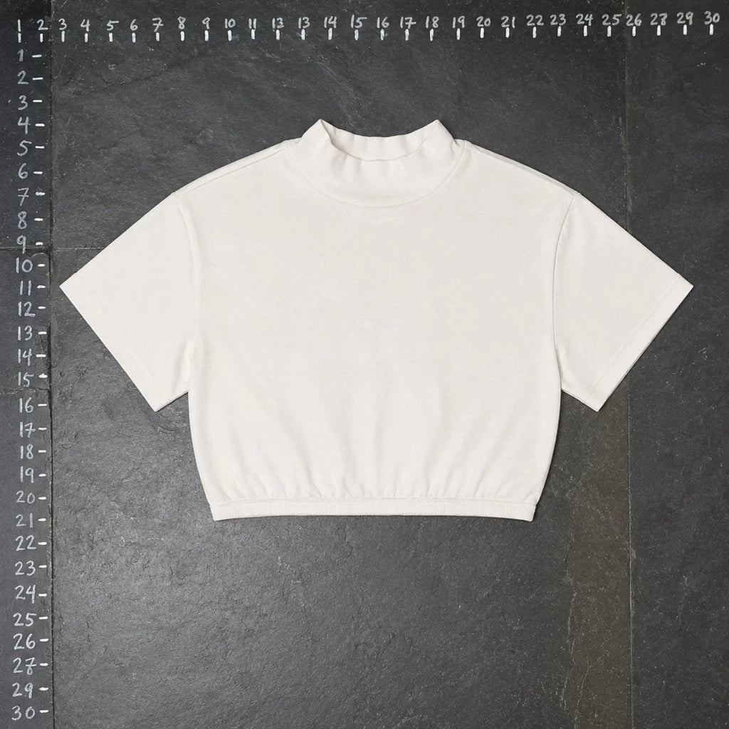 Alo Yoga Mock Neck Cropped Tee Size S Alo Yoga