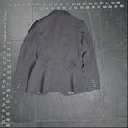 New York & Company Women's Black One-Button Stretch Blazer Size 12 New York & Company