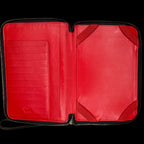 Christian Louboutin Black Spiked Leather Tablet Case Clutch
