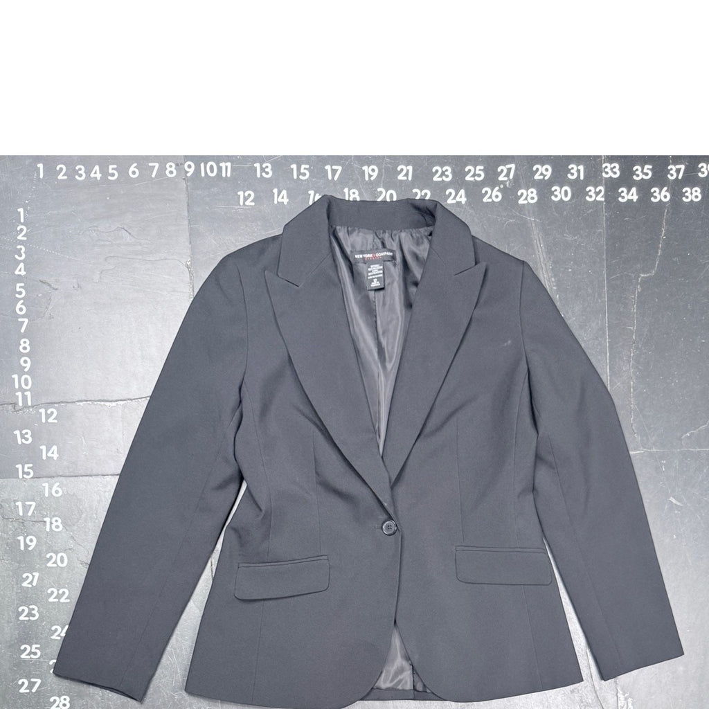 New York & Company Stretch One-Button Blazer Size 12