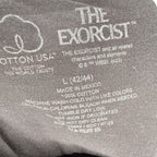The Exorcist Men's Graphic T-Shirt Neon Green Pazuzu Statue Poster Art Black Siz