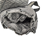 Steve Madden Black Nylon Backpack with Logo Straps