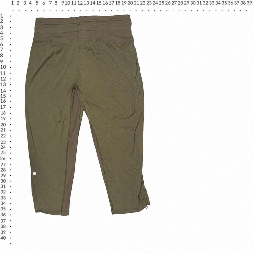Lululemon size 12 olive green