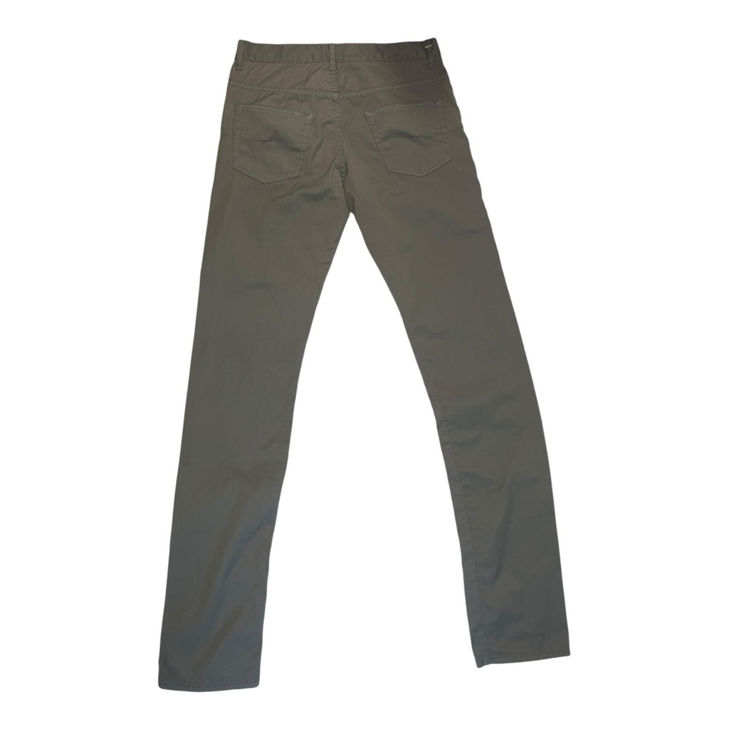 Dior Homme Pre-Fall 2012 Grey Slate Slim Fit 5-Pocket Cotton Twill Pants