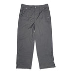Zara Black Technical Utility Pants with Ankle Zips Size 32