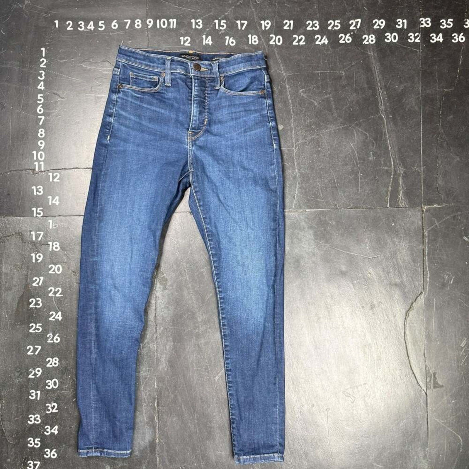 Banana Republic Premium Denim High-Rise Skinny Jeans Size 25