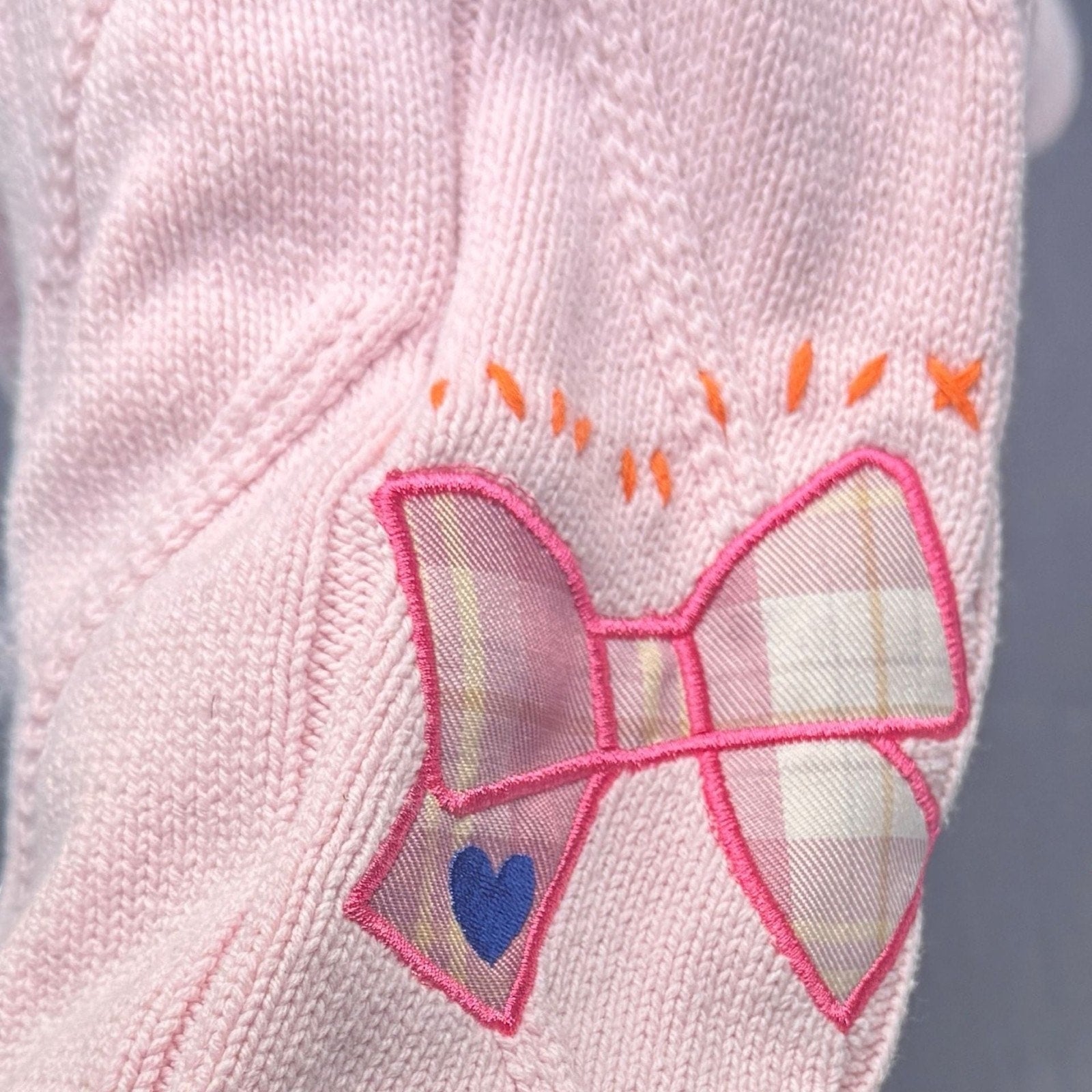 Fashion Nova Sweetest Memories Cable Knit Romper Pink Size L