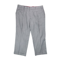 NN07 Simon Houndstooth Check Pleated Cotton Trousers