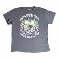 Invader Zim World Domination Gir Graphic T-Shirt 3XL