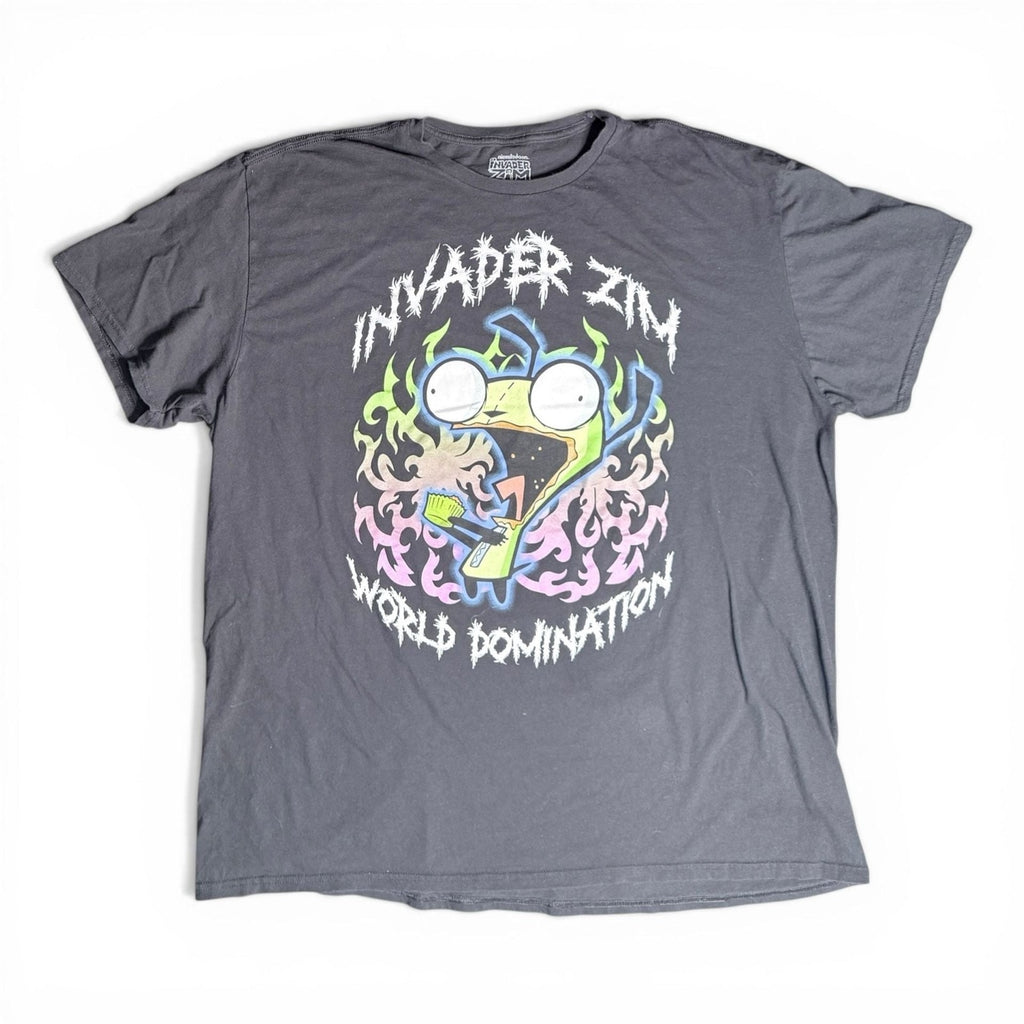 Invader Zim World Domination Gir Graphic T-Shirt 3XL