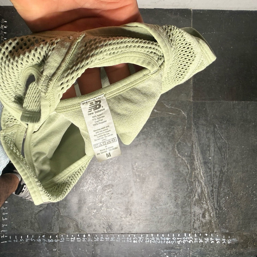 New Balance Seamless Mesh Racerback Sports Bra Size M