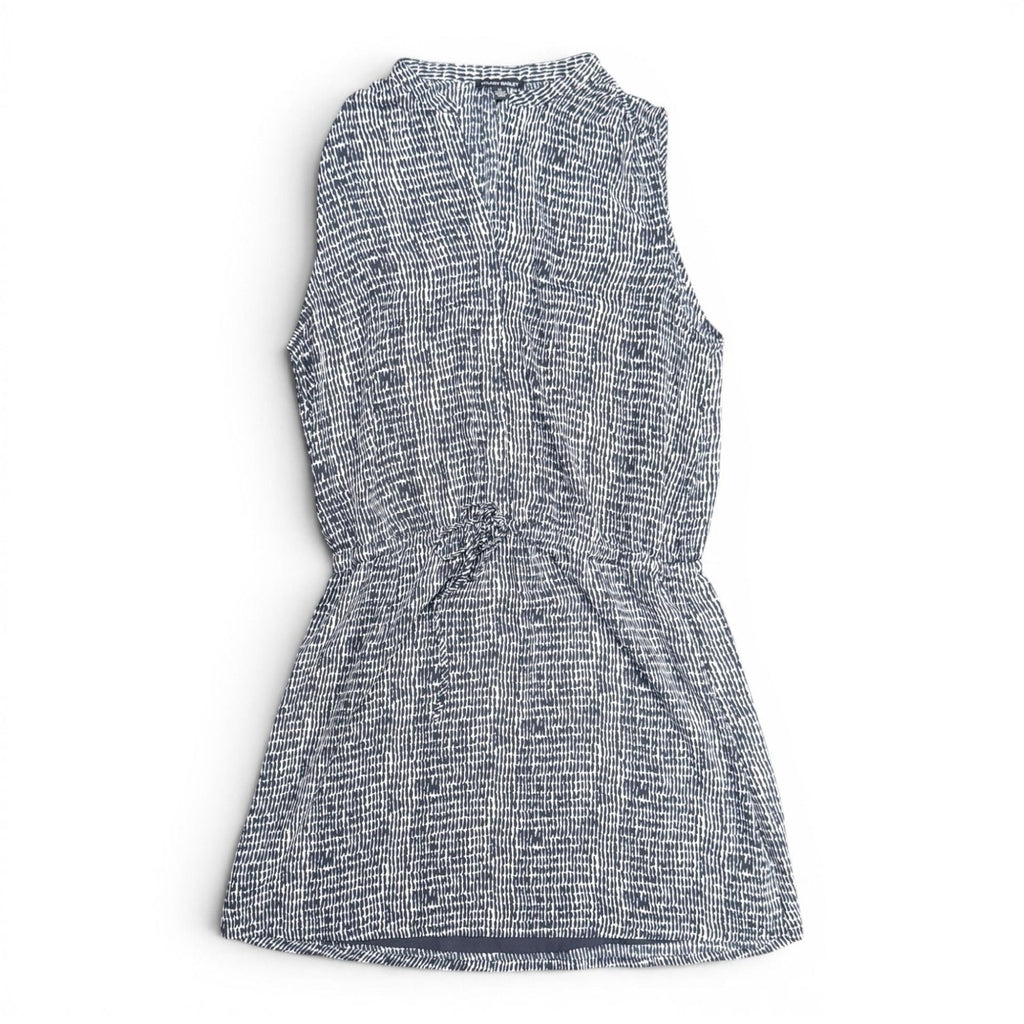 Hilary Radley Sleeveless Drawstring Waist Abstract Print Dress Size 12