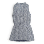 Hilary Radley Sleeveless Drawstring Waist Abstract Print Dress Size 12