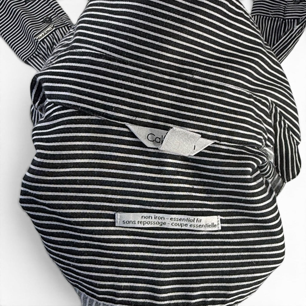 Calvin Klein Non-Iron Essential Fit Striped Button-Down Shirt