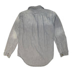 Current/Elliott The Prep School Gray Denim Button Up Shirt