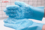 Silicone Dog Grooming Gloves – Deshedding, Bath & Massage - The Room Collective