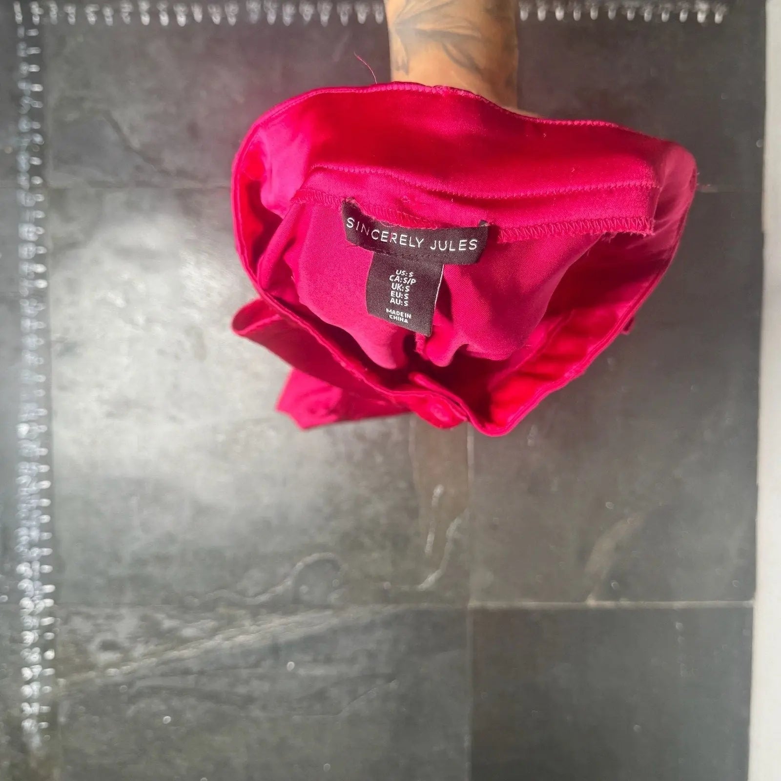 Sincerely Jules Hot Pink Cargo Pants Size S Sincerely Jules