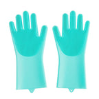 Silicone Dog Grooming Gloves – Deshedding, Bath & Massage - The Room Collective