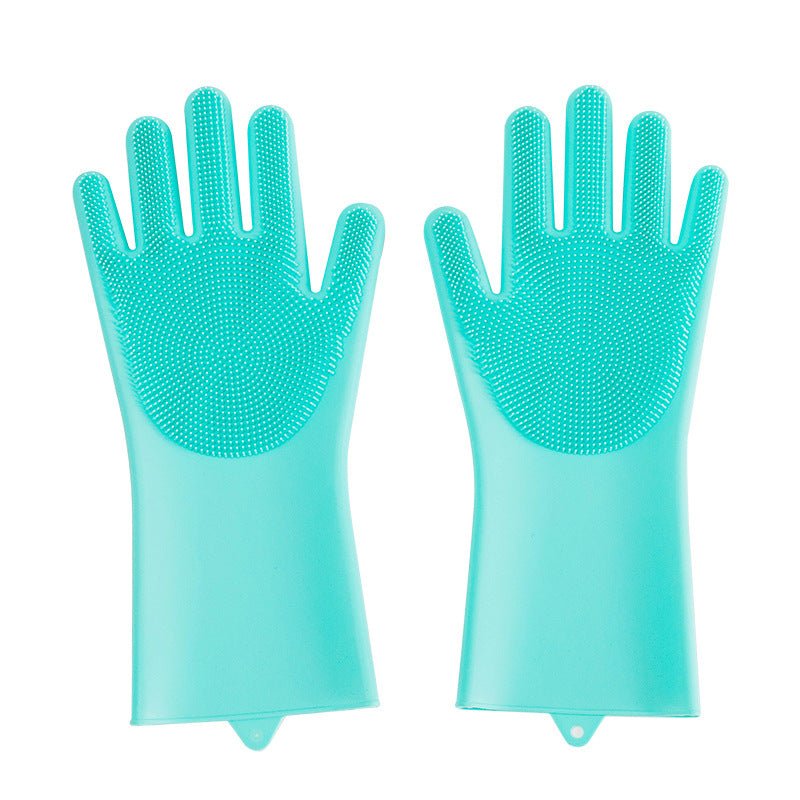 Silicone Dog Grooming Gloves – Deshedding, Bath & Massage - The Room Collective