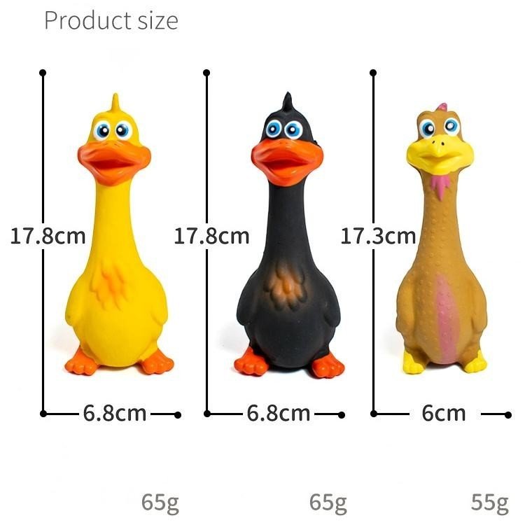 Squeaky Rubber Duck Pet Toy for Dogs - The Room Collective