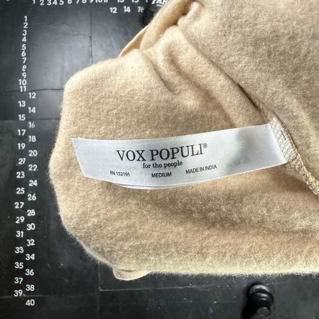 Vox Populi Chill Graphic Sweatshirt Tan Size Medium