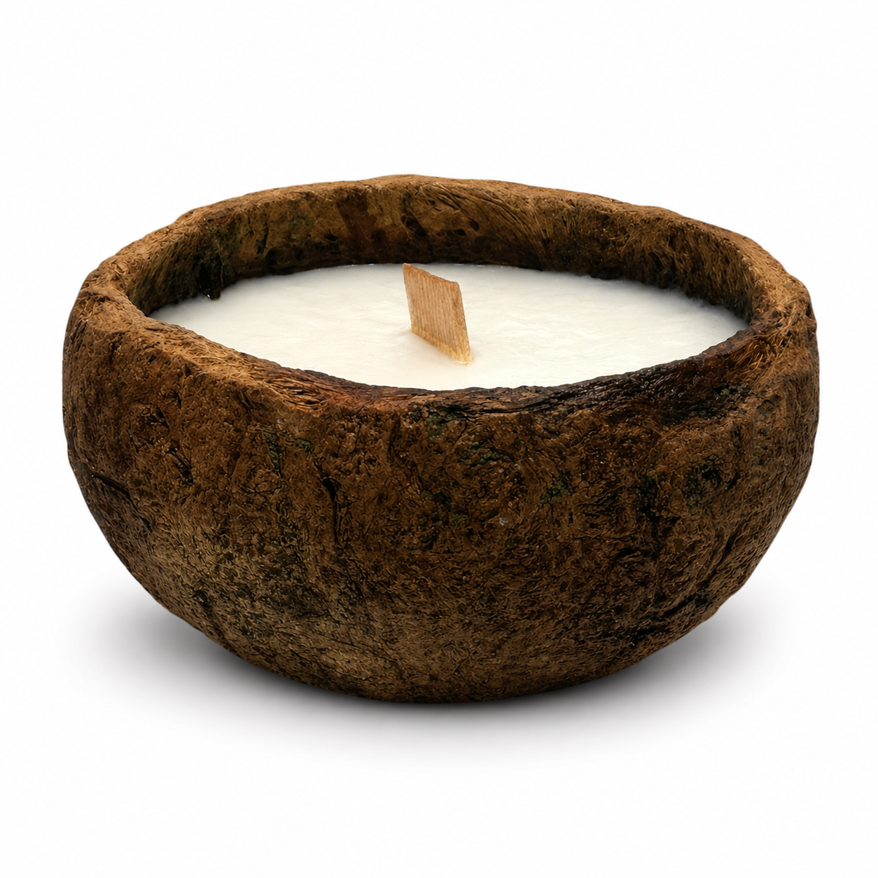 Coconut Reserve — Toasted Coconut + Vanilla Cream Candle (Coconut Shell Vessel) — 5 oz The Room Collective