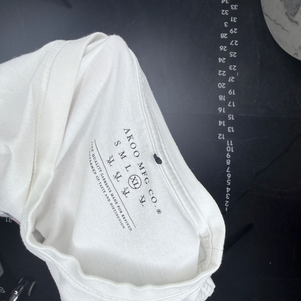 AKOO Live Full Live Well Graphic White T-Shirt XL