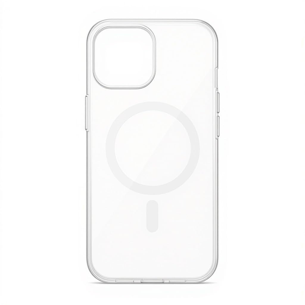 Clear Magnetic iPhone Case  Cover for iPhone 11-16 Pro Max, Wireless Charging Compatible