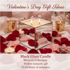 Black Glass — Luxury Mirrored Cube Candle
