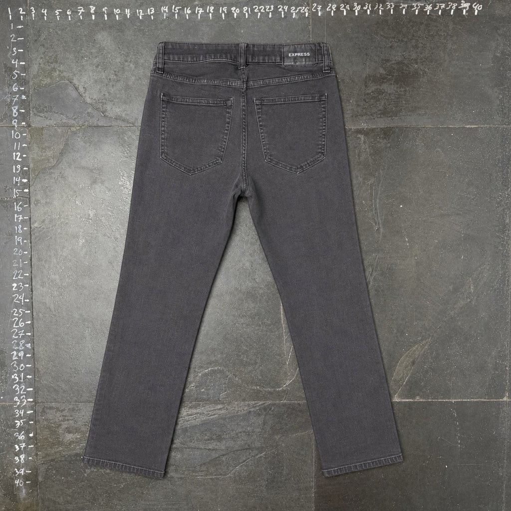 Express Straight Leg Jeans 28x28 Black