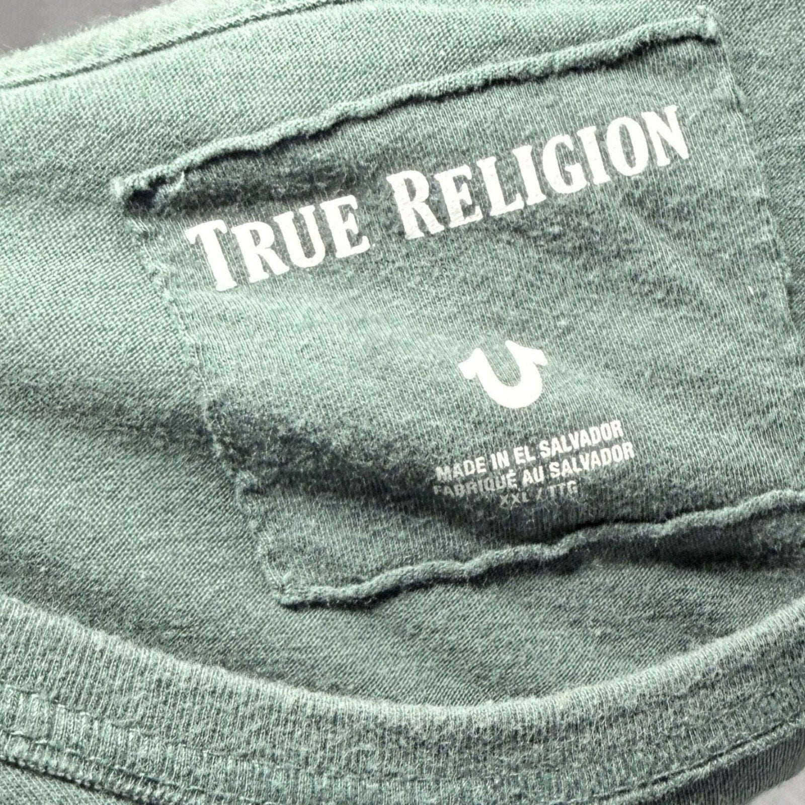 True Religion SS Crafted Graphic Tee XXL Green