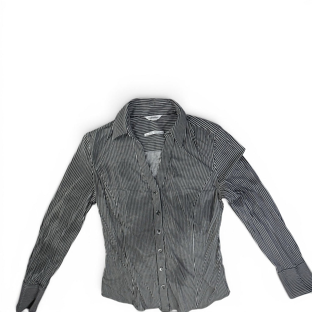 Calvin Klein Non-Iron Essential Fit Striped Button-Down Shirt