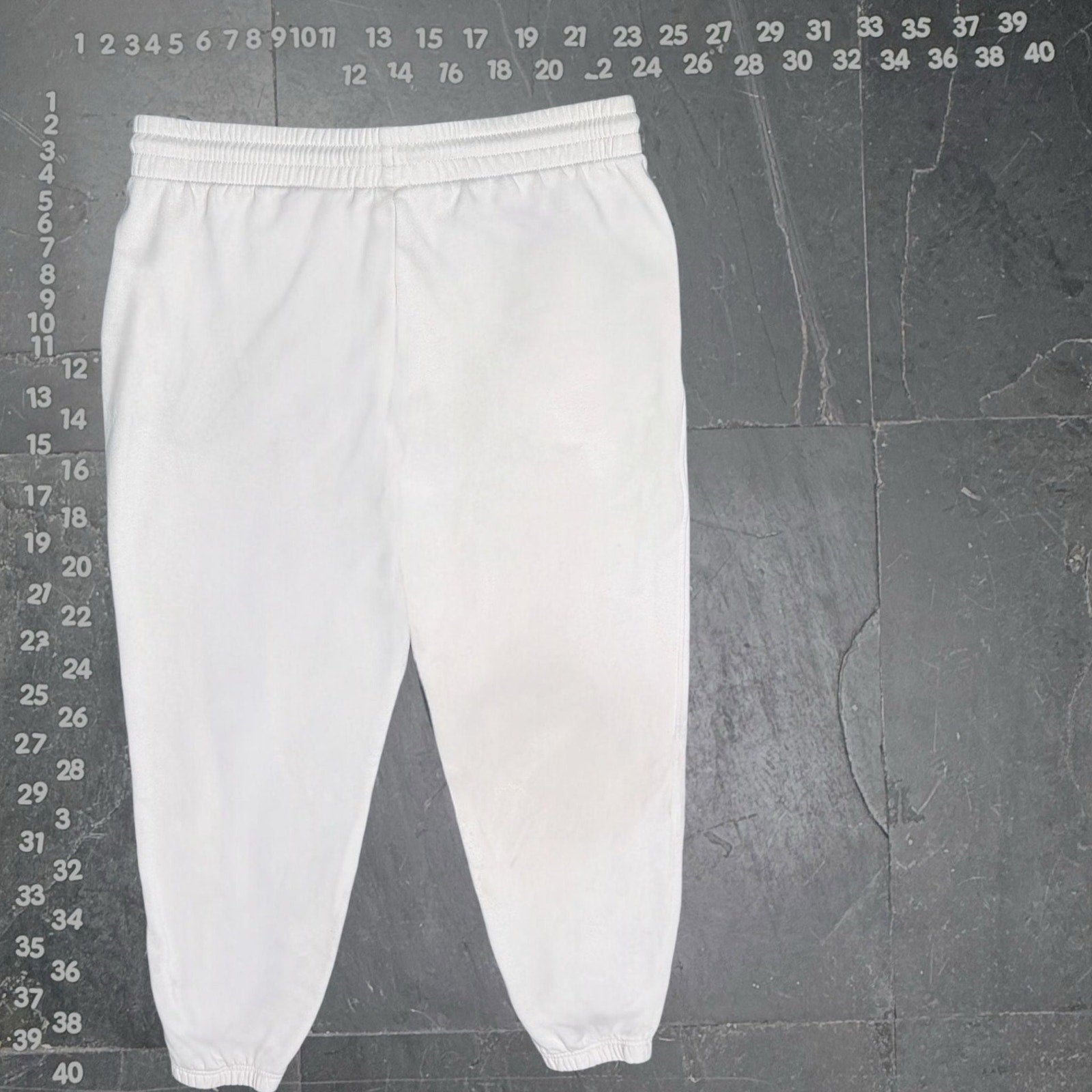 Pinko White Cotton-Viscose Drawstring Jogger Sweatpants