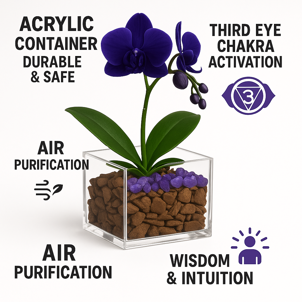 Mystic Vision - Third Eye Chakra Mini Orchid Garden