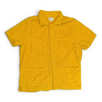 J.Crew Short-Sleeve Terry Cloth Dock Shirt Yellow Size XL J.Crew