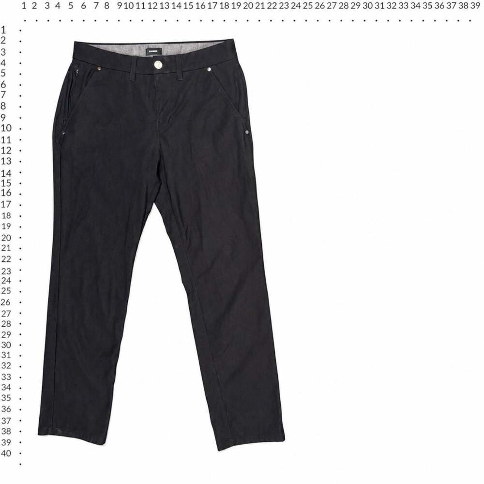 Express Slim Stretch Pants Black 29x30