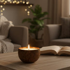 Coconut Reserve — Toasted Coconut + Vanilla Cream Candle (Coconut Shell Vessel) — 5 oz