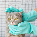 Silicone Dog Grooming Gloves – Deshedding, Bath & Massage - The Room Collective