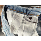 Abercrombie & Fitch High Rise Mom Short Distressed Denim Size 28/6